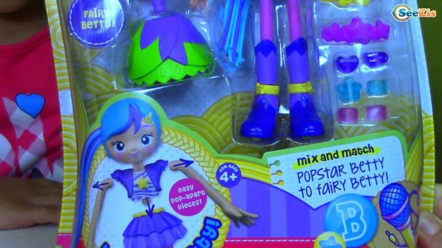 Кукла Трансформер Распаковка и Обзор Новая Игрушка - Поп Звезда Betty Spaghetty