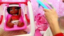 MOANA BABY IN THE POTTY Baby Bath in the Toilet Disney Princess Maui & Barbie Parody Disne