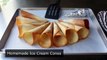 Make Your Own Ice Cream Cones! How to Make Crispy Sugar Cones - Ice Cream Cone Recipe