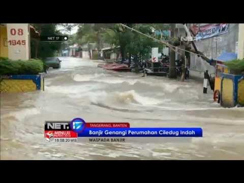 Banjir 1 setengah meter genangi perumahan Ciledug Indah - NET17