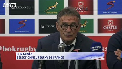 Réaction de Guy Novès après la défaite contre les Springboks