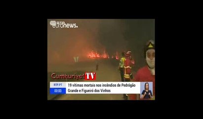 Portekiz'de orman yangını dehşeti: 57 ölü