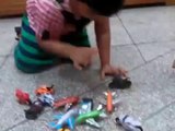 Ryans Play 12 toys cars, motorcycle  helicopter collection