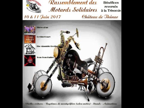 Rassemblement des Motards Solidaires pour la Trisomie 10 et 11 Juin 2017