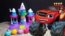 Monster Trucks & Blaze Learn Colors Play Doh Ice Cream Fun & Educationa