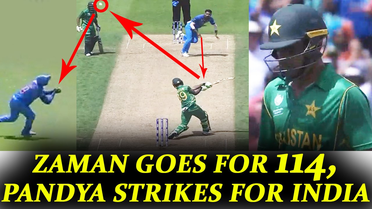ICC Champions Trophy : Fakhar Zaman goes for 11...