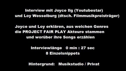Interview Joyce Ilg + Loy Wesselburg