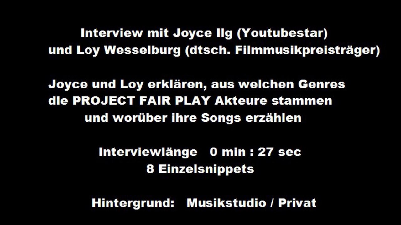 Interview joyce ilg + loy wesselburg