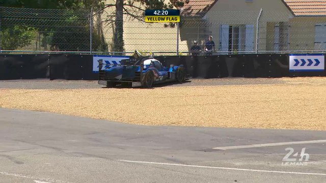24 Heures du Mans - L'Alpine #35 victime d'une sortie de piste