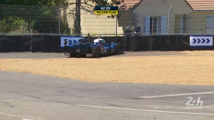 24 Heures du Mans - L'Alpine #35 victime d'une sortie de piste