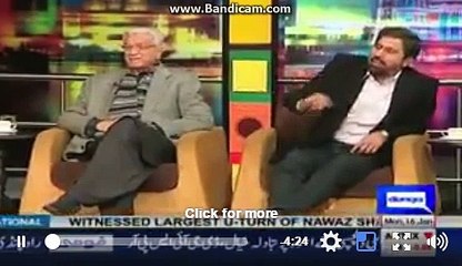 Fiaz-ul-hassan made everyone laugh in the live show .....Funny poetry and criticism on PMLN ministers