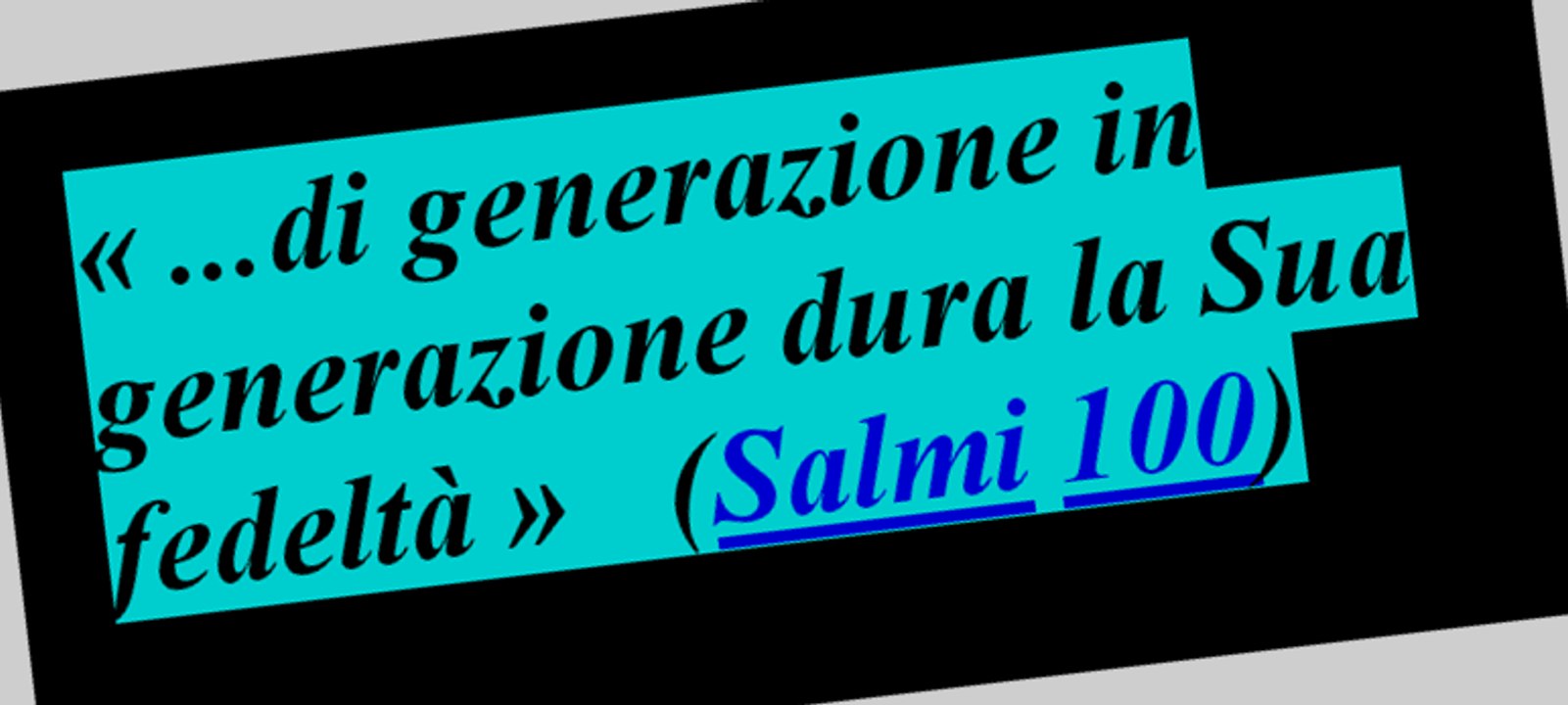 Noi dimentichiamo. Le corde.