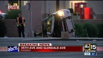 Rollover in west Phoenix sends two police officers to hospital