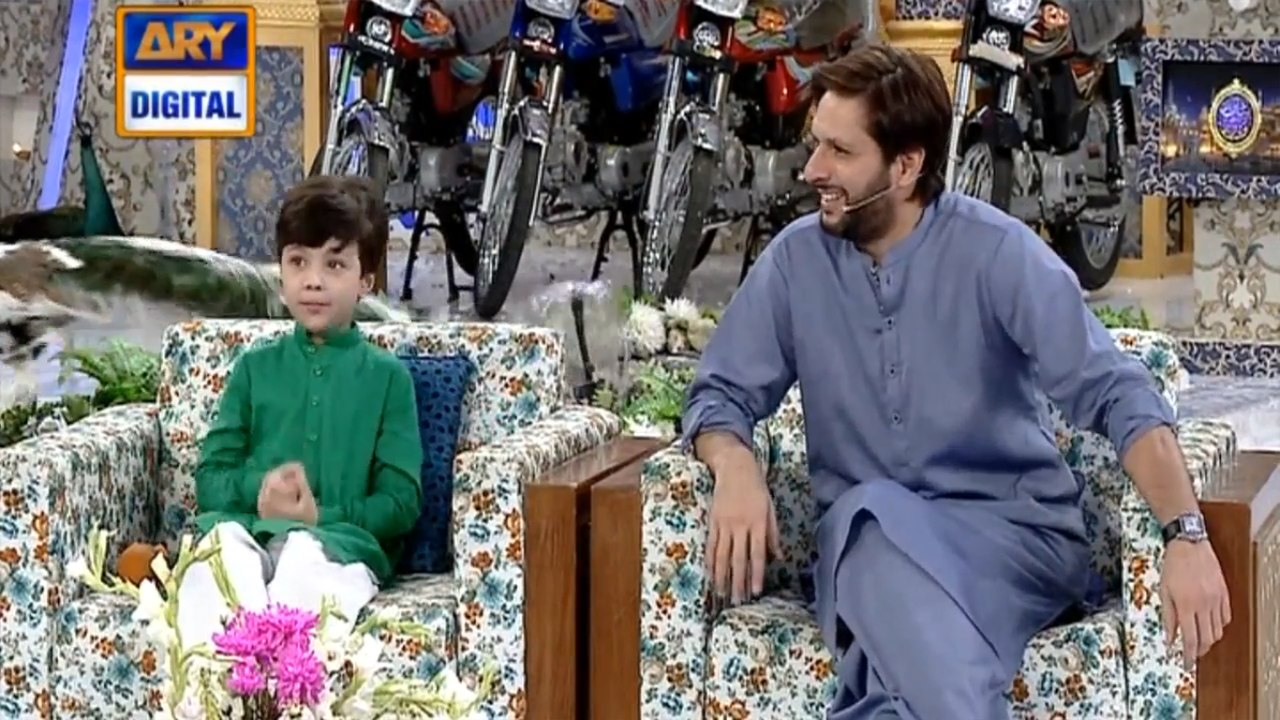Shahid Afridi & Pehlaaj-Ul-Hassan in Today's Shan-e-Iftar | Pak Vs Ind ICC Champion Trophy Final 2017