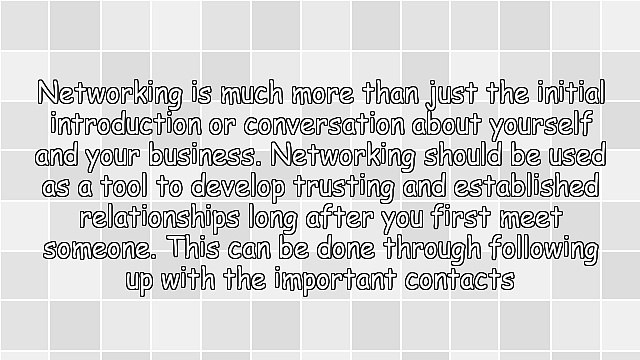 Why Networking Is Vital To Your Growing Business