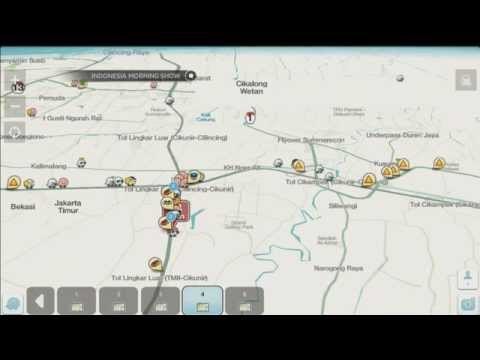 Real Time Traffic Update Via Aplikasi WAZE 30 Juli 2014 -IMS