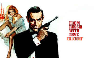 From Russia with Love (1963) Sean Connery & Robert Shaw killcount