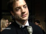 Brendan Fraser talks to reporter about  hollywood