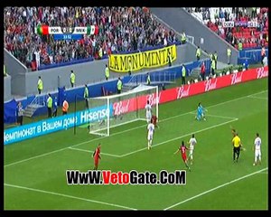 "كواريزما" يتقدم بالهدف الاول لـ البرتغال فى المكسيك