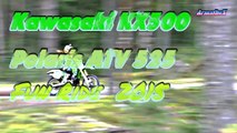 180.Kawasaki KX500 & ATV Polaris 525 IRS (KTM) - Fun ride 2015