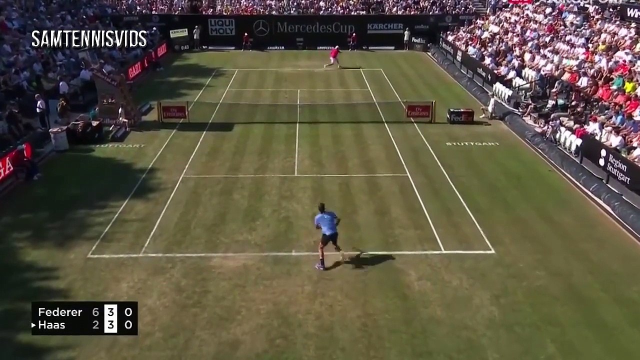 Roger Federer Vs Tommy Haas Stuttgart 2017 R2 (Highlights HD)
