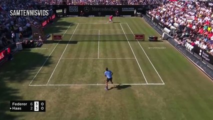 Roger Federer Vs Tommy Haas Stuttgart 2017 R2 (Highlights HD)