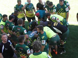 Les joueurs de rugby