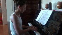 Rébecca Gensane dans  la sonate de Mozart K 545