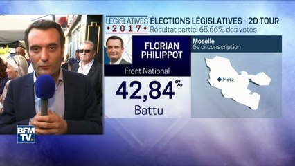 Florian Philippot battu en Moselle: "On a été victimes de la vague Macron"