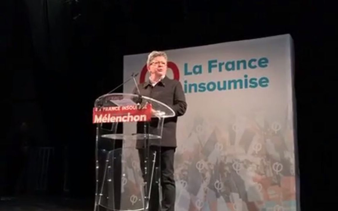 Le discours de Mélenchon à Marseille après l'annonce des premiers résultats