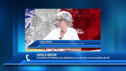 D!CI TV : réaction de Odile Brun après le second tour des Législatives