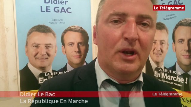 Législatives 2017 2e tour. Brest rural : D. Le Gac (LREM, élu) : un score qui nous engage