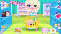 Baby Anna Cooking Rose Cookies for Mom - Disney Frozen Princess Games for Kids