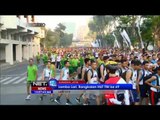 Meriahnya Lomba Lari 10 km di HUT TNI ke 69 di Surabaya -NET12