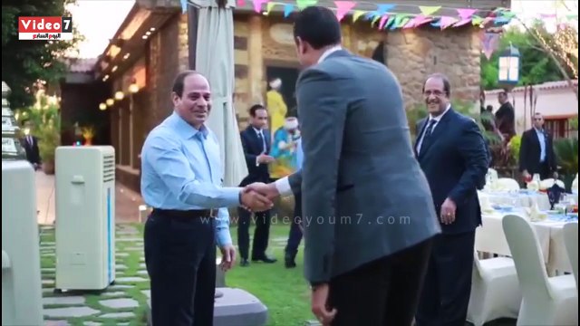 السيسى للمشاركين فى الإفطار: مابنصدقش بعض نتيجة السنين اللى فاتت