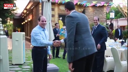 السيسى للمشاركين فى الإفطار: مابنصدقش بعض نتيجة السنين اللى فاتت