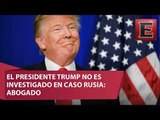 Abogado de Trump niega que el presidente esté bajo investigación