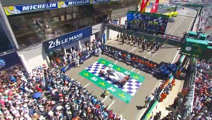 Le podium des 24 Heures du Mans 2017 à revivre