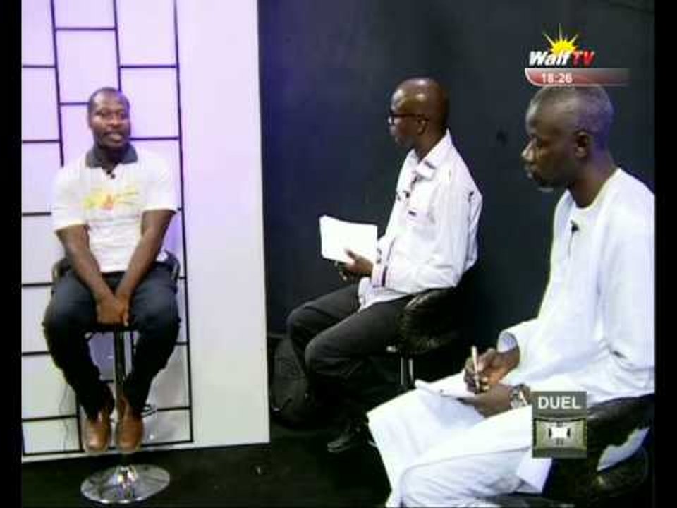GUY MARIUS  SAGNA et LAMINE NIANG invités de Georges Nesta DIOP à l'émission DUEL du 16-10-2014