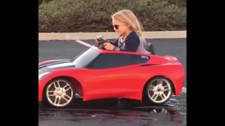 This five-year-old girl is a drifter - amazing