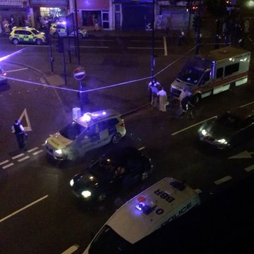 Police Clear Area After Reports of Van Hitting Pedestrians
