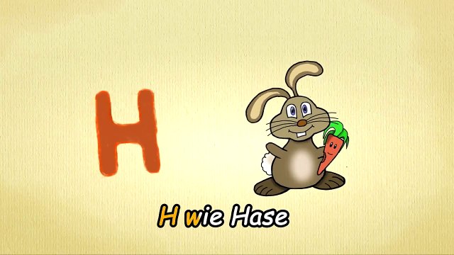 Buchstaben lernen deutsch - DAS H-LIED - ABC Lied - Der
