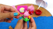 Play Doh Peppa Pig Holiday Toy English episode At The Beach ep  cartoon inspired-pR
