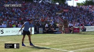 Roger Federer Vs Tommy Haas - Stuttgart 2017 R2 (Highlights HD)