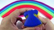 Learn Colors Play Doh Rainbow!!  Ice Cream Star Baby Molds Fun and Creative for Kids
