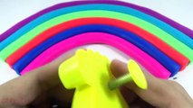 Learn Colors Play Doh Rainbow!!  Ice Cream Star Baby Molds Fun and Creative for Kids