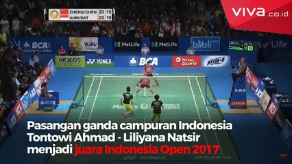 Tekuk Wakil China, Owi/Butet Juara Indonesia Open 2017