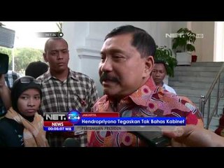 Hendropriyono menemui Presiden Jokowi bicarakan komposisi kabinet - NET24
