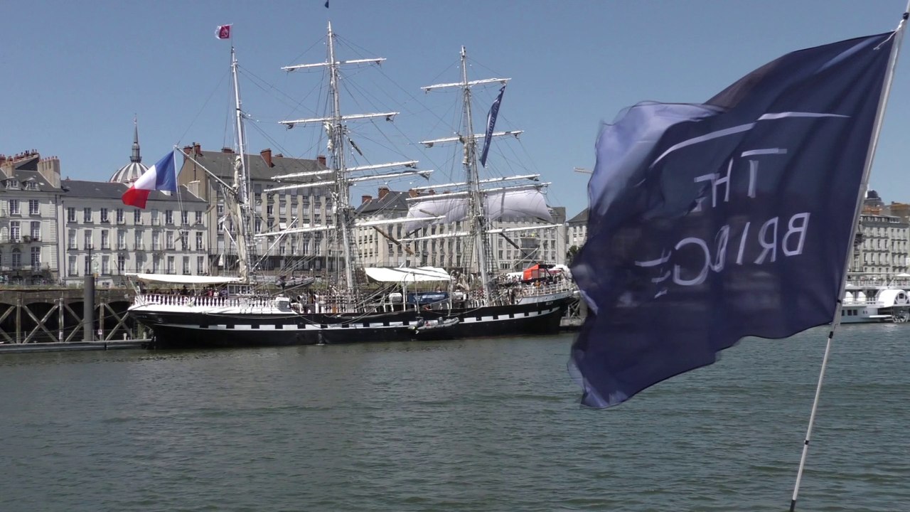 Avant Saint-Nazaire, le Belem se dévoile à Nantes