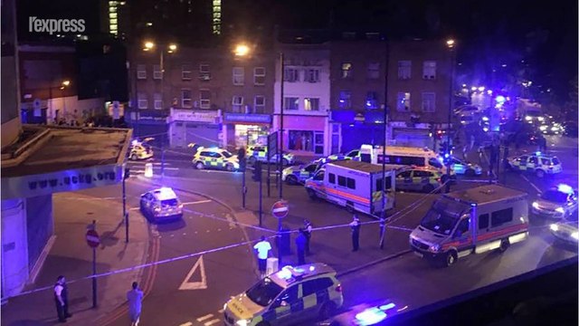 Londres: une camionnette fauche des piétons près d’une mosquée